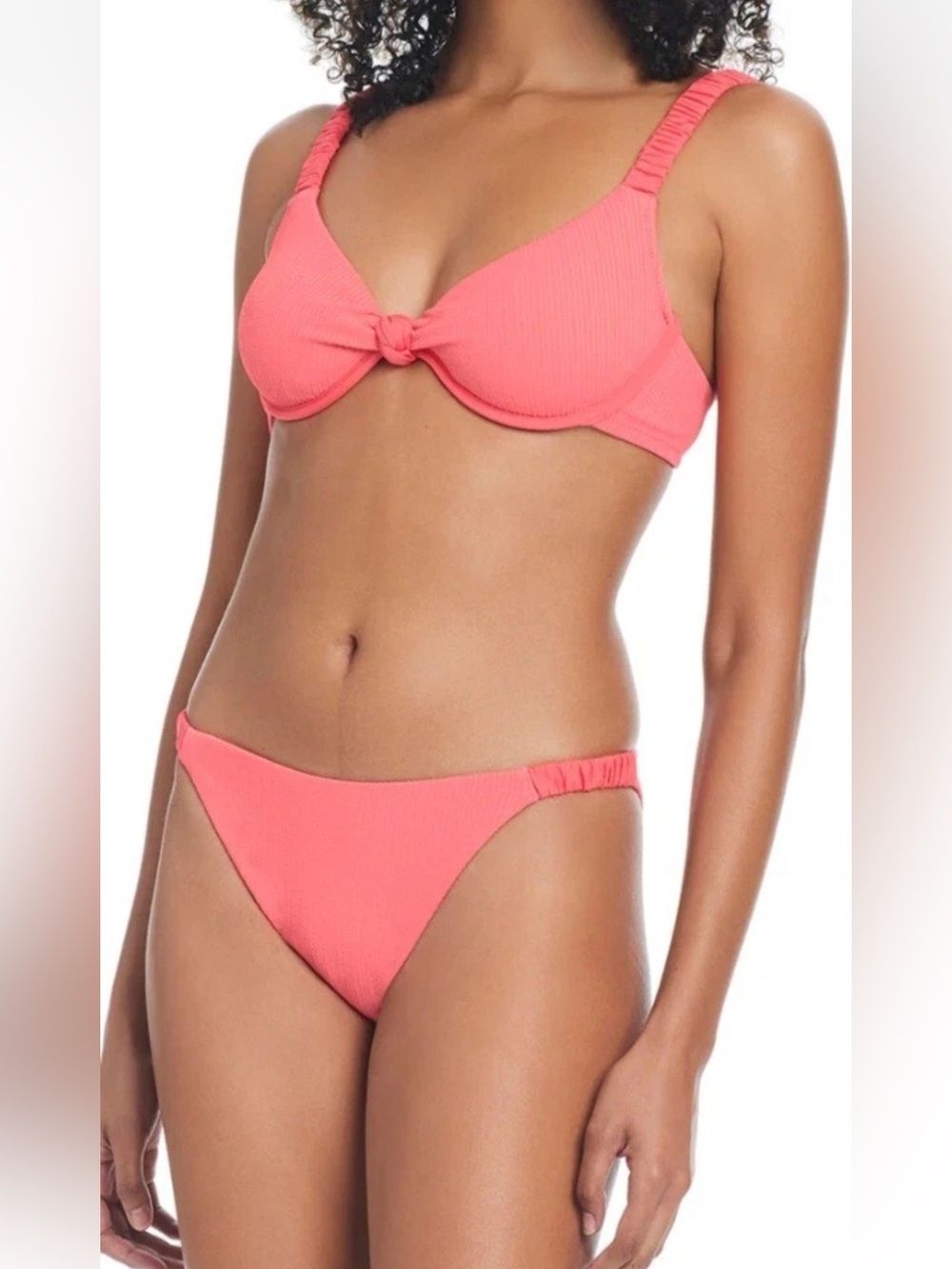 NWT Sanctuary Swim 2 Piece Underwire Bikini Watermelon, Coral Swimsuit